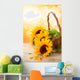 Sunflowers Wooden Desk