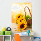 Sunflowers Wooden Desk