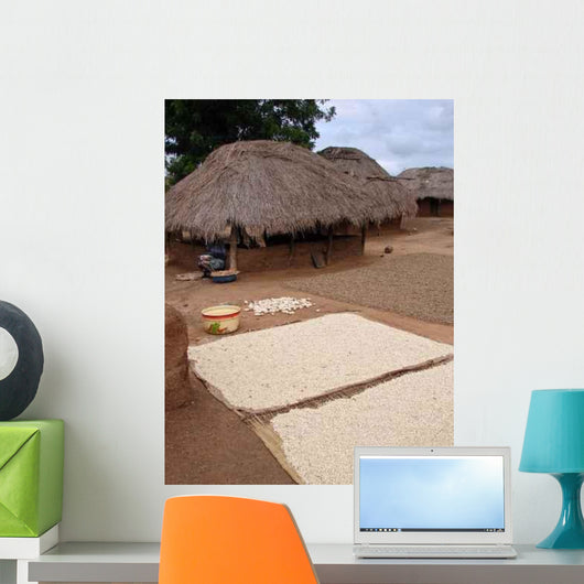 Drying Corn and Peanuts Wall Decal