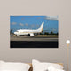 Boeing 737 passenger jet parked at terminal Wall Mural