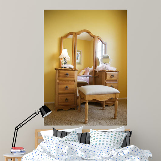 Bedroom Vanity Table Wall Decal