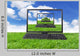 Computer Monitor and Keyboard