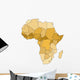 Africa Map Wall Decal