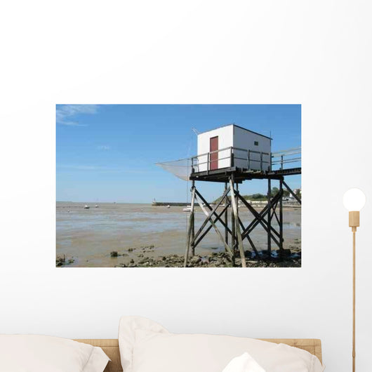 Cabane Peche Wall Decal