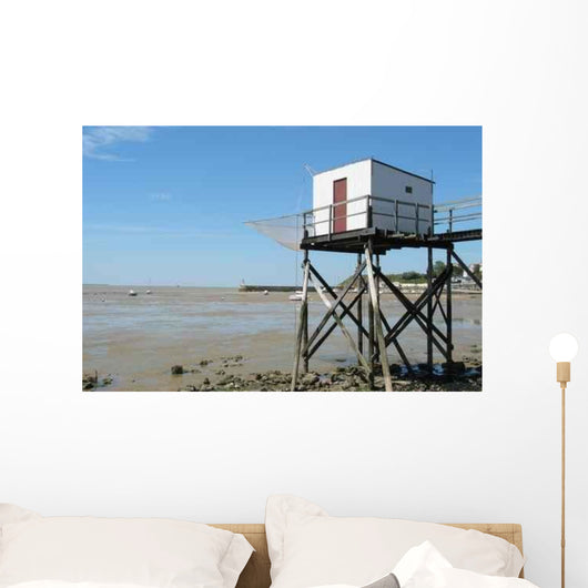 Cabane Peche Wall Decal