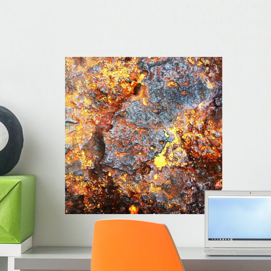 Rusty Metal Background Wall Mural