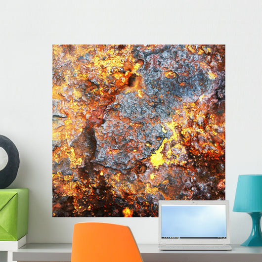 Rusty Metal Background Wall Mural
