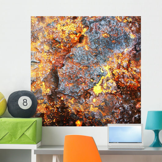 Rusty Metal Background Wall Mural