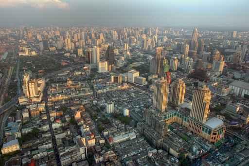 Bangkok Wide Angle Wall Decal