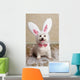 Puppy Dog Wearing Bunny Wall Decal