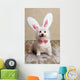 Puppy Dog Wearing Bunny Wall Decal