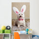 Puppy Dog Wearing Bunny Wall Decal