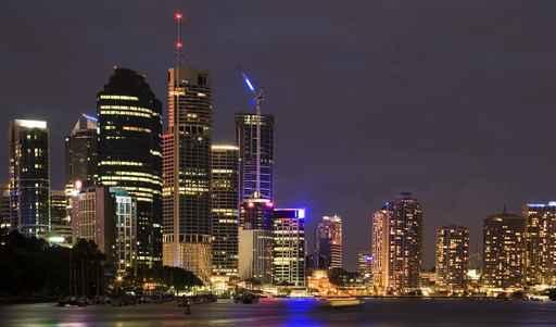 Brisbane City Skyline Wall Decal