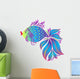 Blue Fish Wall Decal