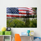 Soldier Silhouette American Flag