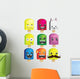 Collection of Ice Cream Popsicle Characters Wall Decal