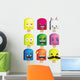 Collection of Ice Cream Popsicle Characters Wall Decal