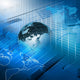 Global financial color charts and graphs Wall Mural