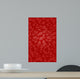 Seamless Red Retro Floral Pattern Wall Decal