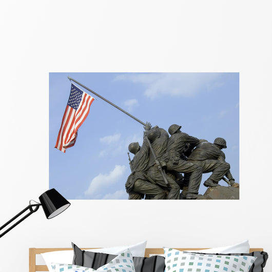US Marine Corps War Memorial Wall Mural