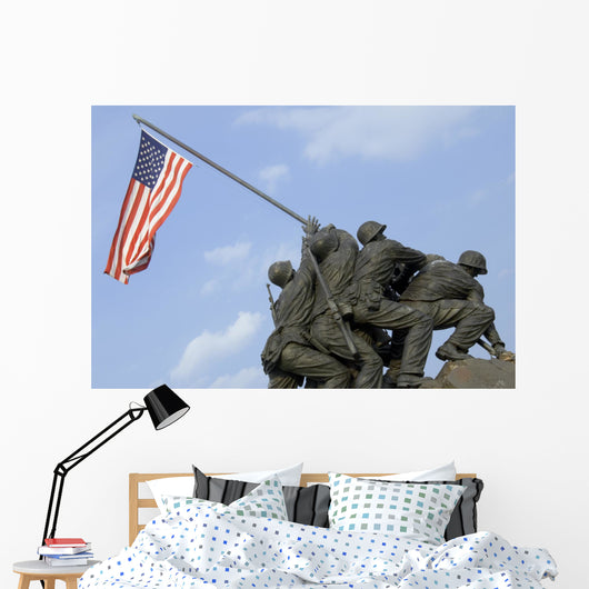 US Marine Corps War Memorial Wall Mural