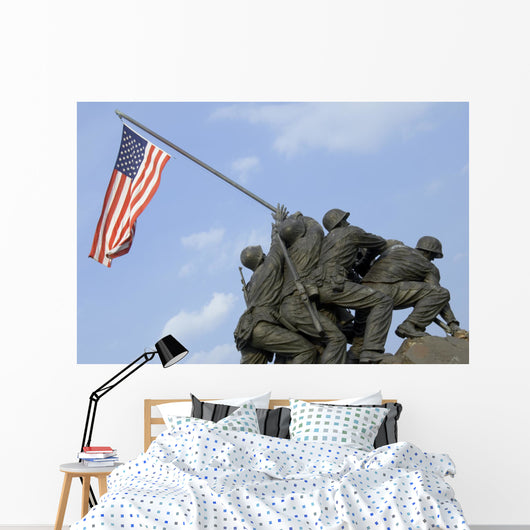 US Marine Corps War Memorial Wall Mural