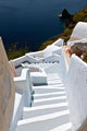 Santorini Island and Fira Village in Greece Wall Mural
