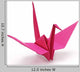 Pink Origami Bird