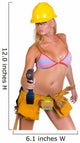 Model Construction Worker Wall Decal