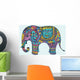 Stylized Manycolored Elephant