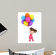 3D Render Floating Kid Wall Decal