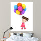3D Render Floating Kid Wall Decal