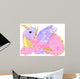 Beautiful Pink Dragon Wall Decal