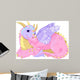 Beautiful Pink Dragon Wall Decal