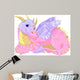 Beautiful Pink Dragon Wall Decal