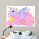 Beautiful Pink Dragon Wall Decal