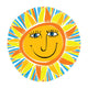 abstract smiling sun Wall Decal