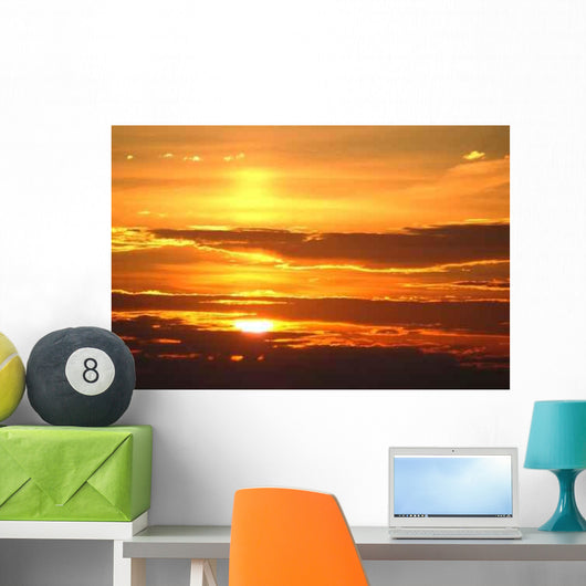 Bronze Sunrise Wall Decal