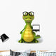 Crocodile and Glasses Wall Decal