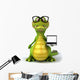 Crocodile and Glasses Wall Decal