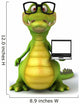 Crocodile and Glasses Wall Decal