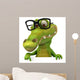 Crocodile and Glasses Wall Decal