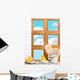 Bathroom Window Wall Mural