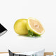Pomelo or Chinese grapefruit isolated on white Wall Decal