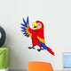 Funnny Parrot Cartoon Wall Decal