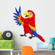 Funnny Parrot Cartoon Wall Decal