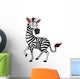 Zebra Cartoon Wall Decal