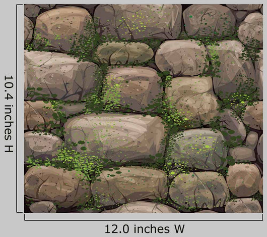 Vector Seamless Texture Stones Wall Decal