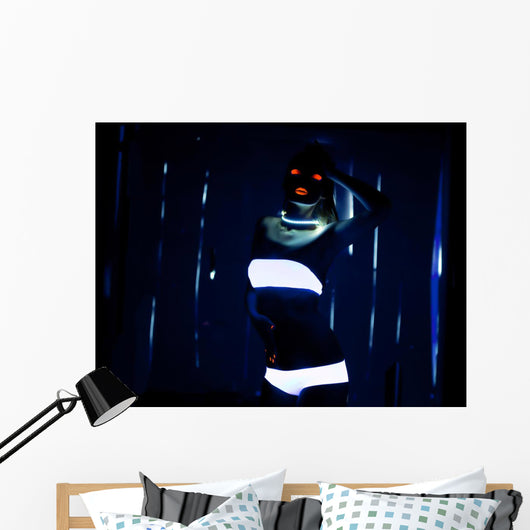 Uv-light and Special Glow Wall Mural