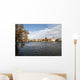 River and City Skyline Wall Decal